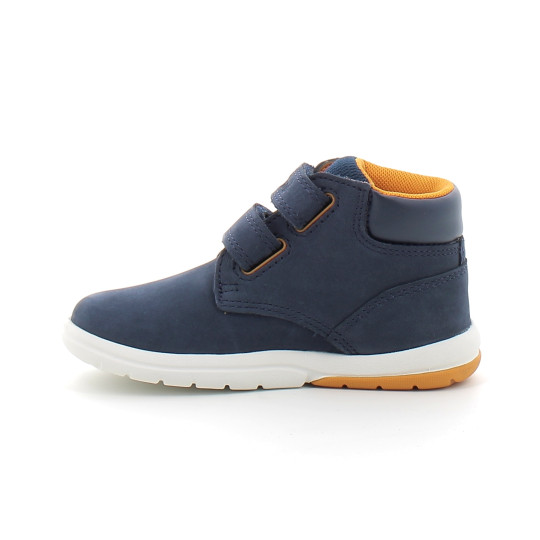 Bottine mi-haute à scratch pour enfant Toddle Tracks navy tboa2k280191