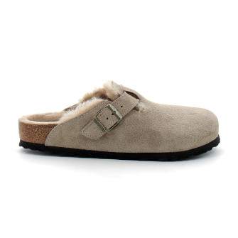 Sabot en fourrure pour adulte boston taupe 1028299/1028289
