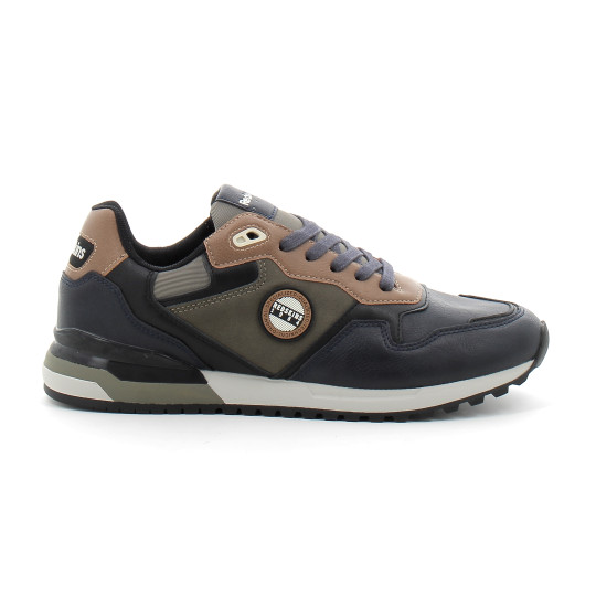 Baskets Homme Oyat marine-kaki bt271ja