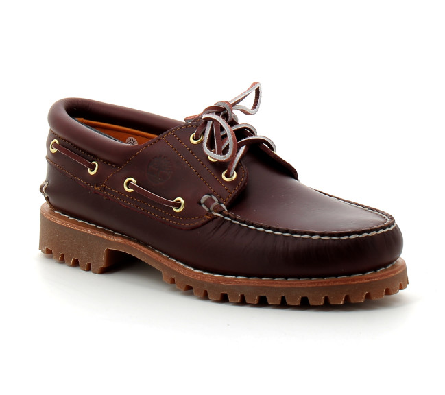 Chaussure bateau authentique Timberland® pour homme en marron burgundy tb0500096481