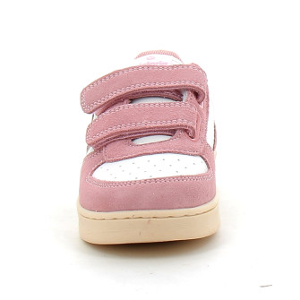 Baskets fille Victoria Tiempo Efecto Piel Fantasia rosa