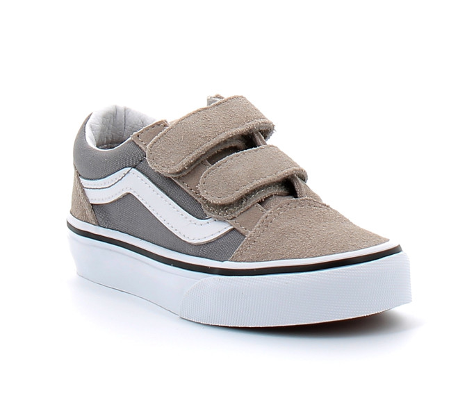 Chaussures à Scratch pour enfant Old Skool frost gray vn000cya85t1