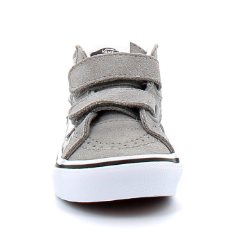 Chaussures à Scratch pour enfant Sk8-Mid Reissue glitter gray vn000cyrbgf1