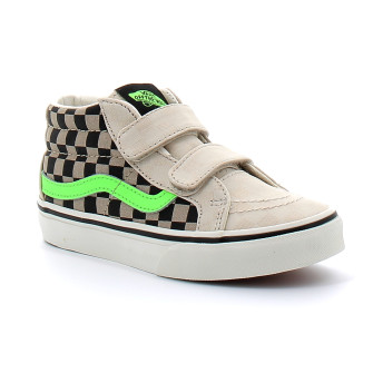 Chaussures à Scratch pour enfant Sk8-Mid Reissue taupe vn000cz7en91