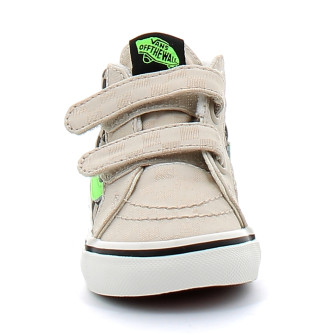 Chaussures à scratch pour enfant Sk8-Mid Reissue taupe vn000dopen91
