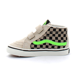 Chaussures à scratch pour enfant Sk8-Mid Reissue taupe vn000dopen91