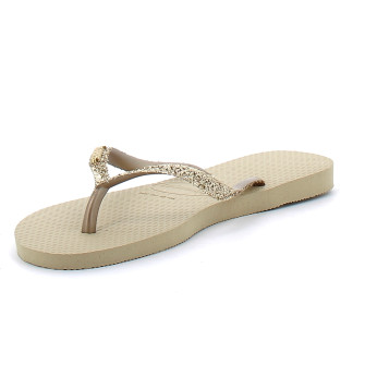 Tong pour femme Slim Glitter II sand/grey 4146975-0154