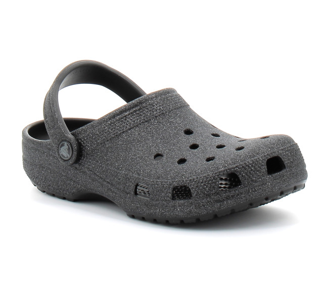 crocs classic glitter black 205942-owh