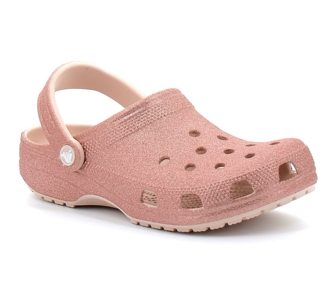 crocs classic glitter rose 205942-6wv
