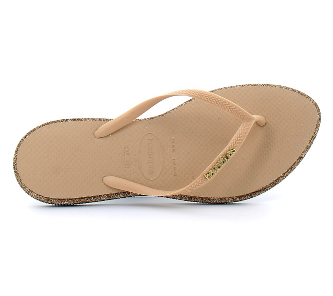 havaianas slim point dark brown 4150157-1859