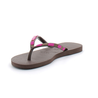 havaianas slim glow dark brown 4150168-0727