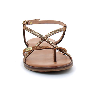 Sandales femme à entre-doigts Monagum tan/multi 330726
