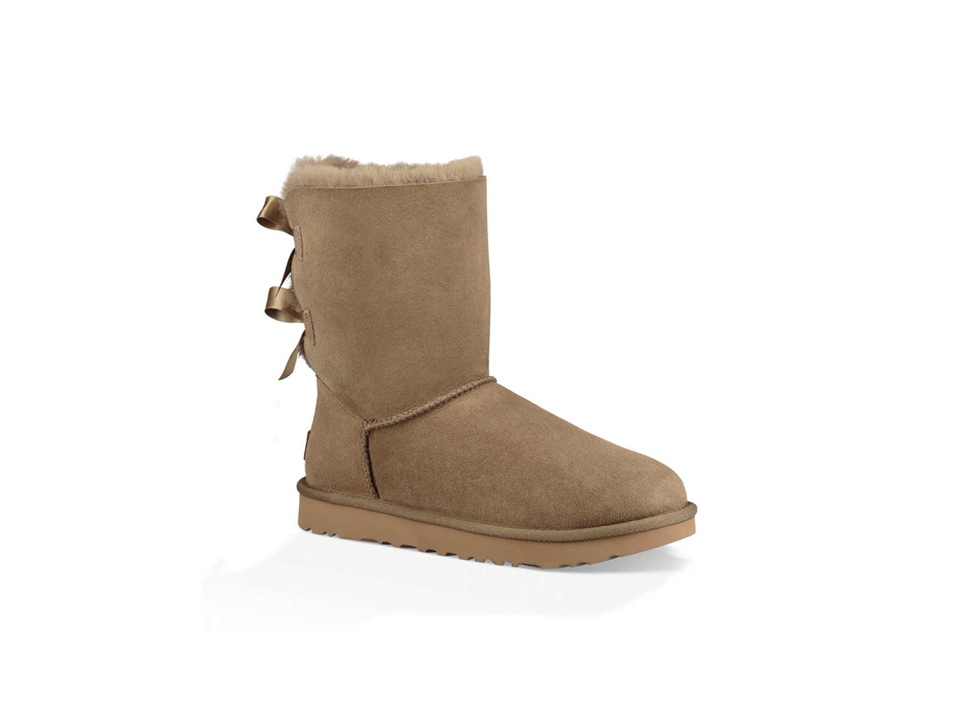 beige bow uggs