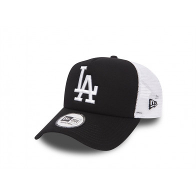 New Era LA Dodgers Clean Trucker Cap - 11405498 - OFFSHOES.FR black-white
