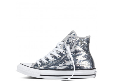 converse sequin argent
