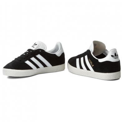 Chaussures de sport gazelle pour enfant noir bb2507