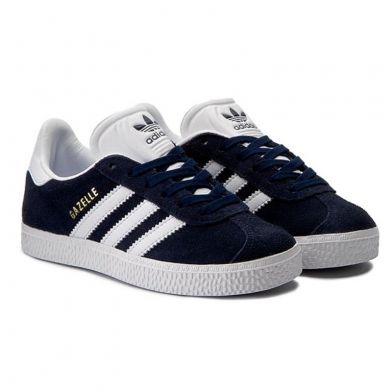 Chaussures de sport gazelle pour enfant navy by9162